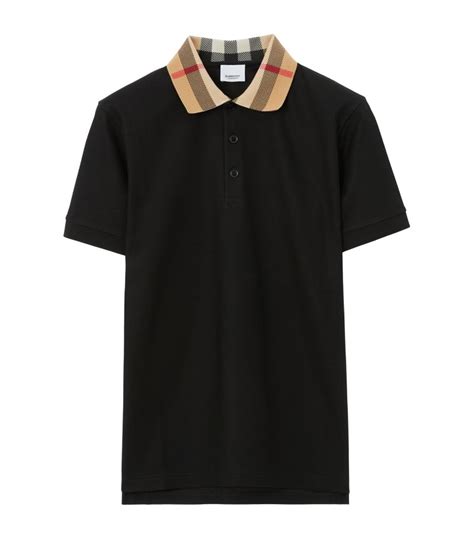 burberry brit check collar polo shirt|Burberry polo shirts men's sale.